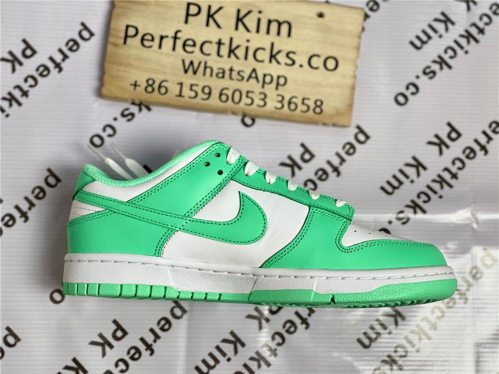 PK GOD nike dunk low Green Glow retail materials ready to ship